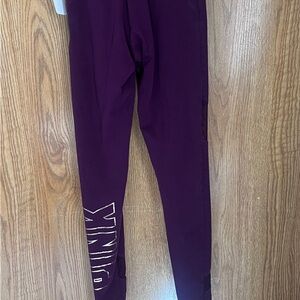 PINK Victoria's Secret Leggings in Rich Purple